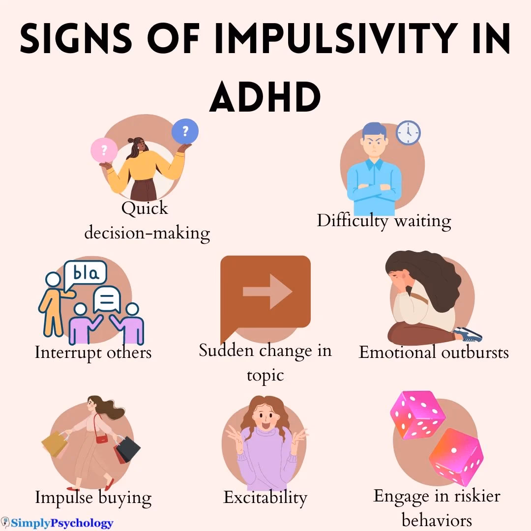 Why do people with ADHD act impulsively?