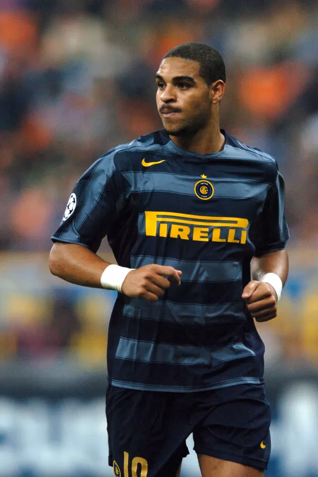 Did Adriano leave his father without 'the head' at Inter Milan?