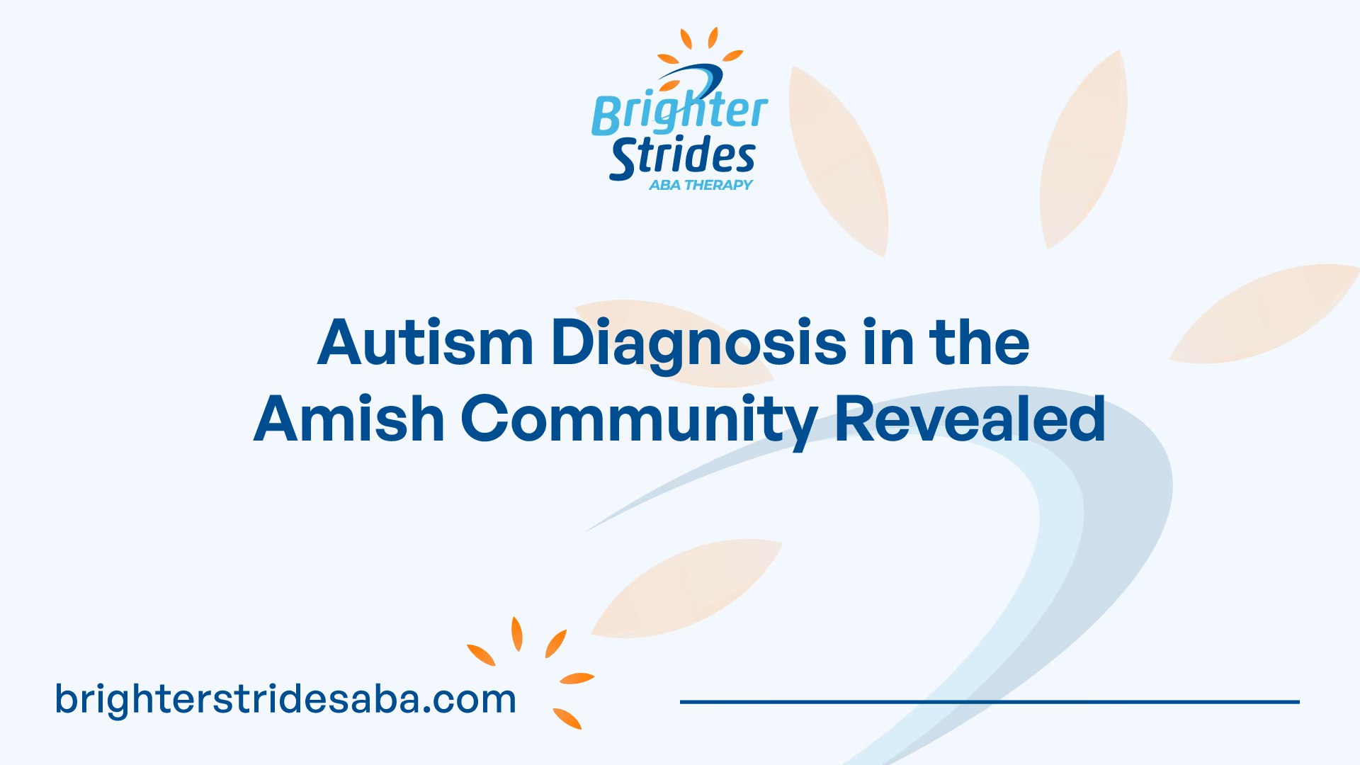 Do Amish people have autism?