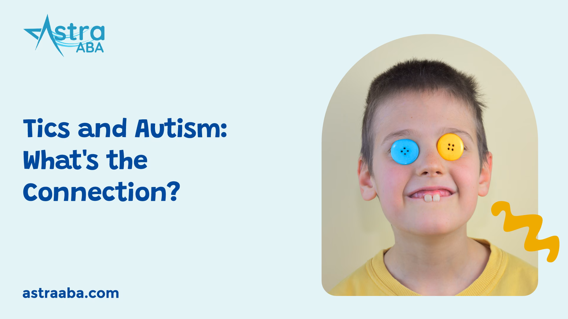 Can autistic tics cause twitching?