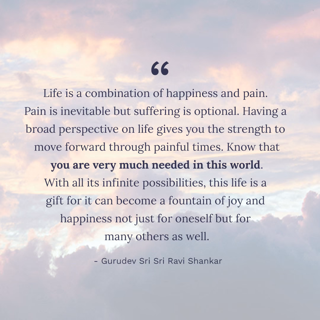 What is the end of a speech about depression?