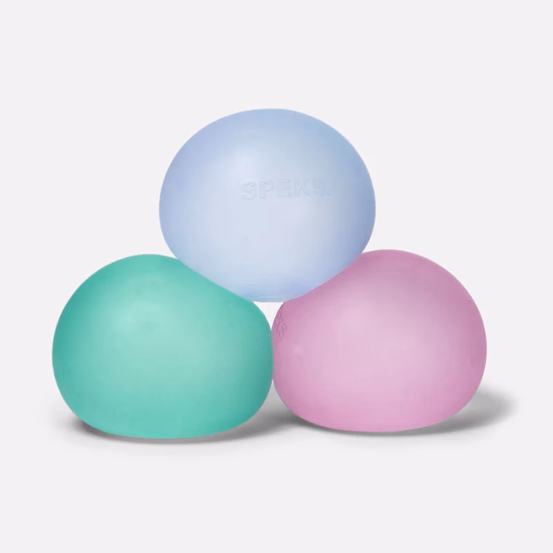 How does the sensoflex anti-stress squeeze ball work?