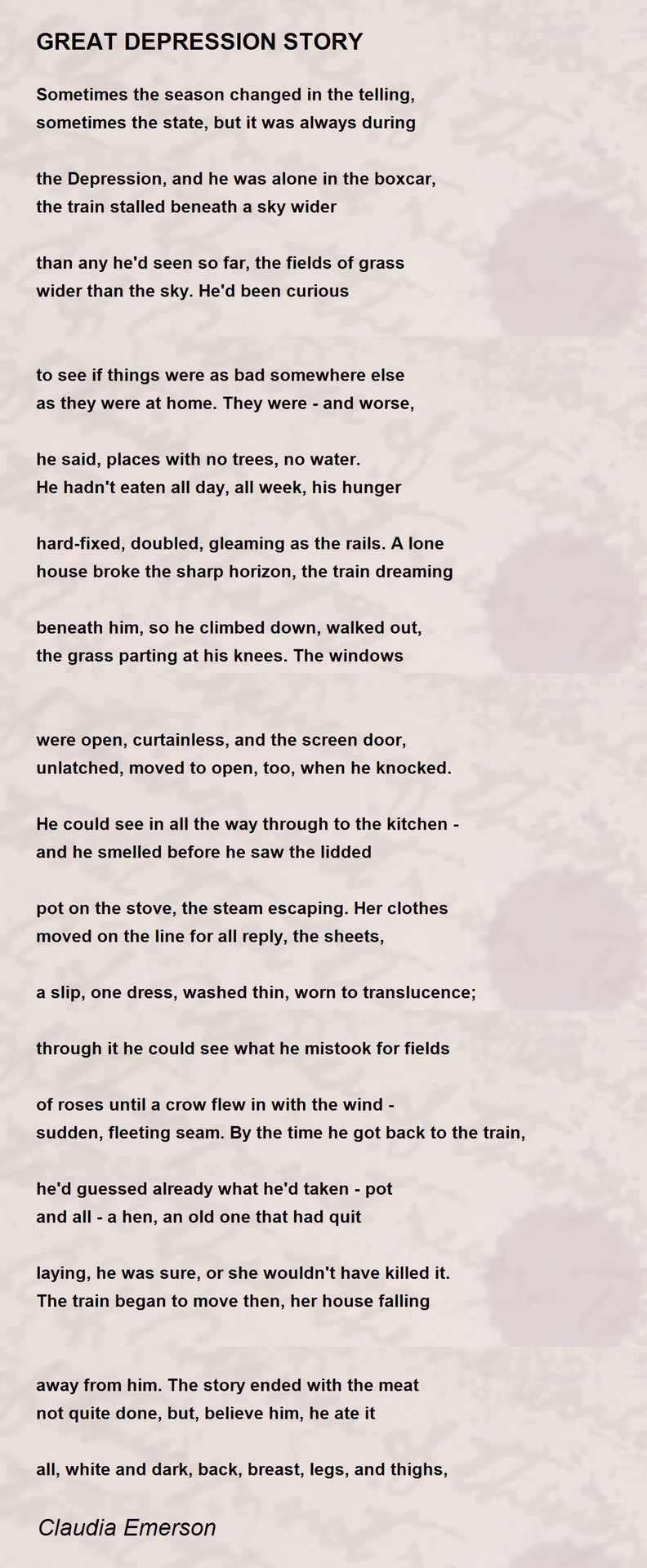 Was Donald Justice a Depression era poet?