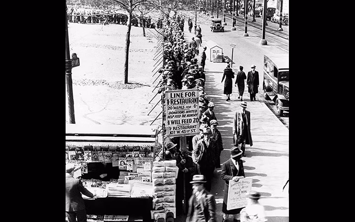 How did the Great Depression end?