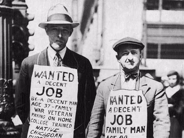 What happened during the Great Depression?