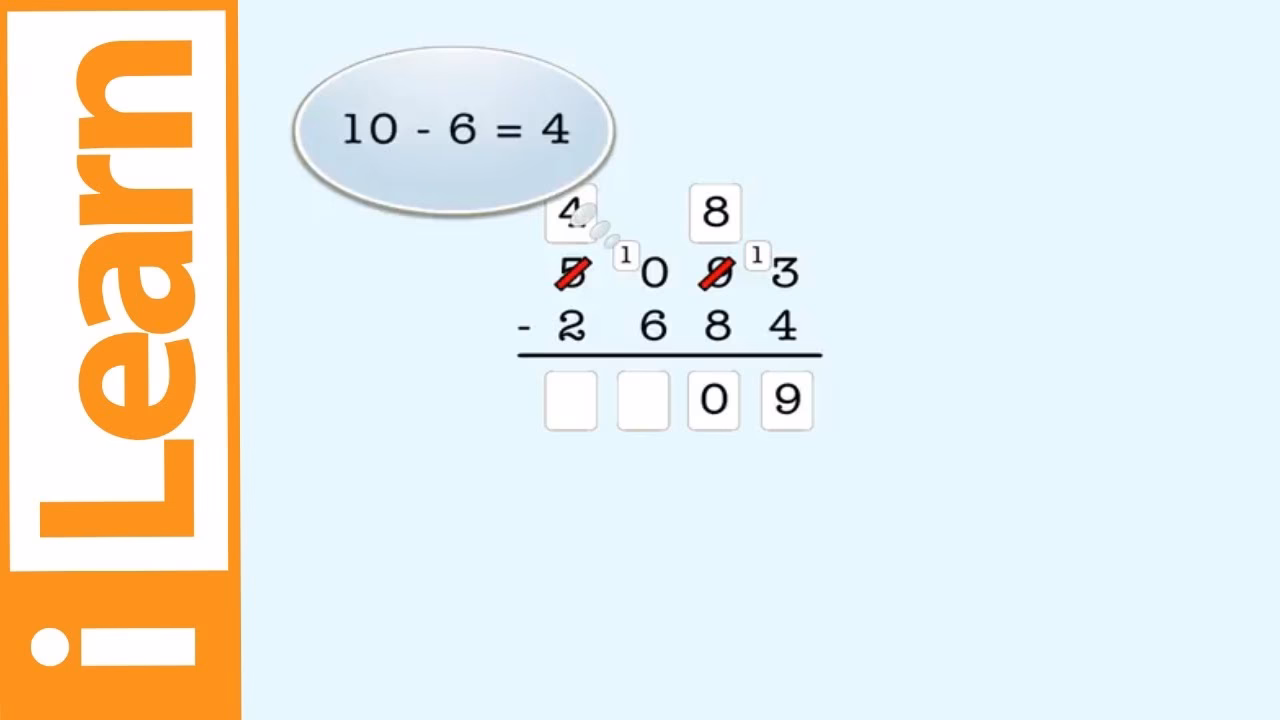 How do you subtract a number?