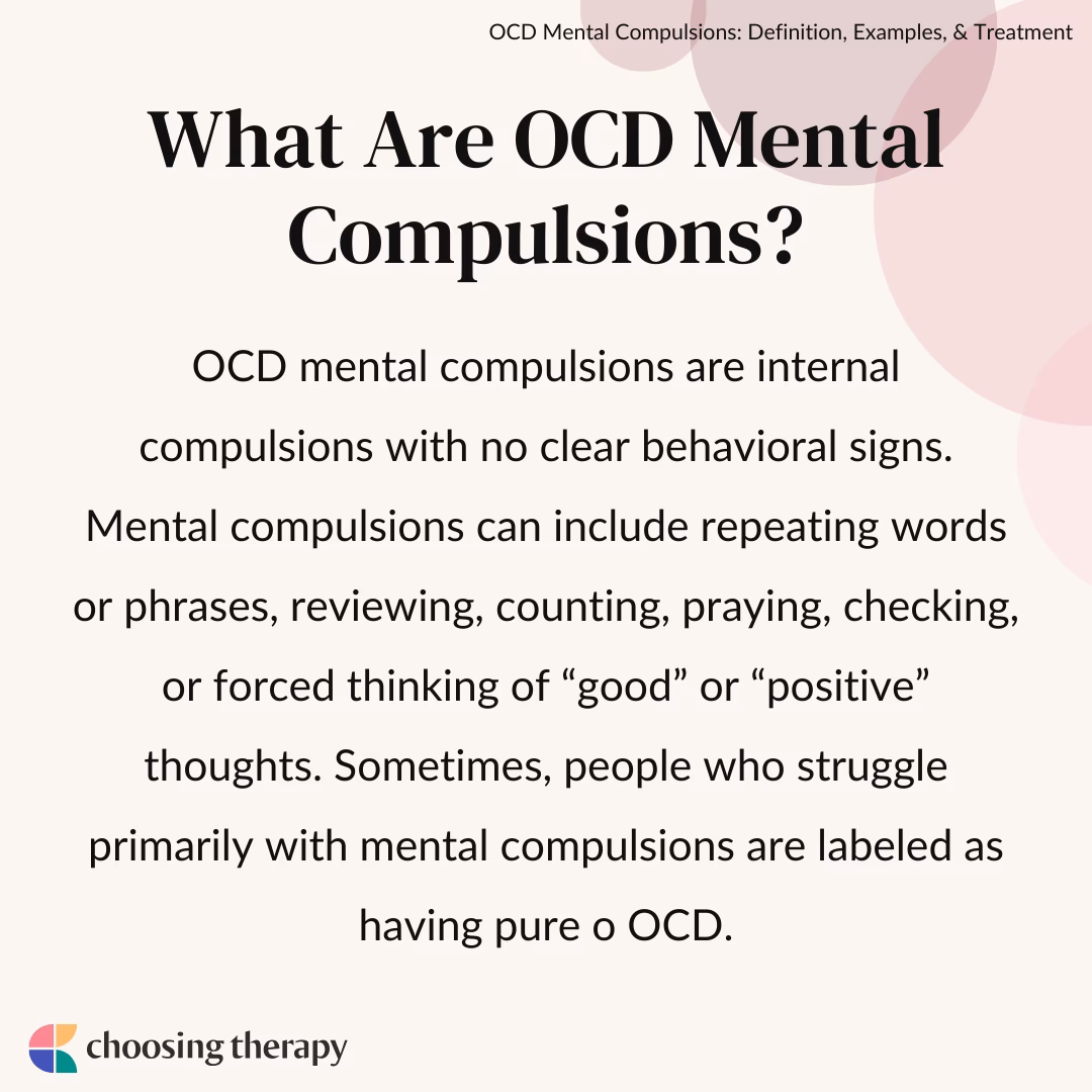 What are mental compulsions?