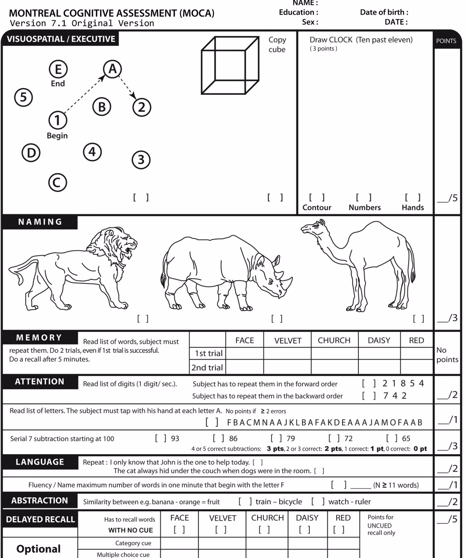 Why should you take the Mini-Mental State Examination (MMSE) online?