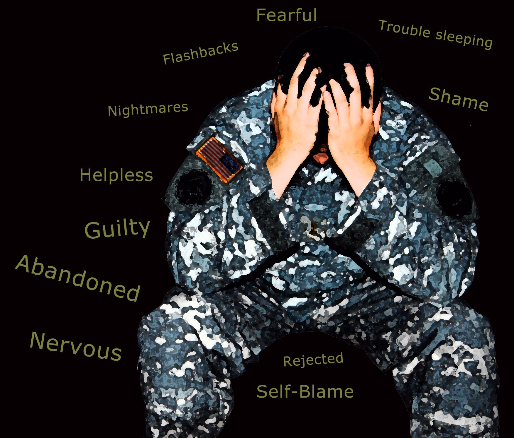 Can military service cause PTSD?