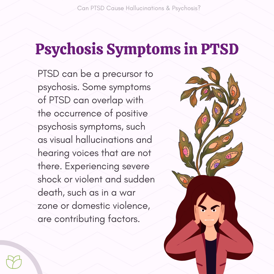 Does PTSD have secondary psychotic features?