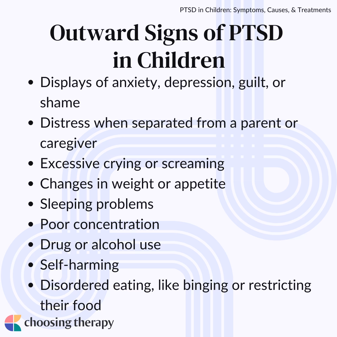 How do you know if a child has trauma?