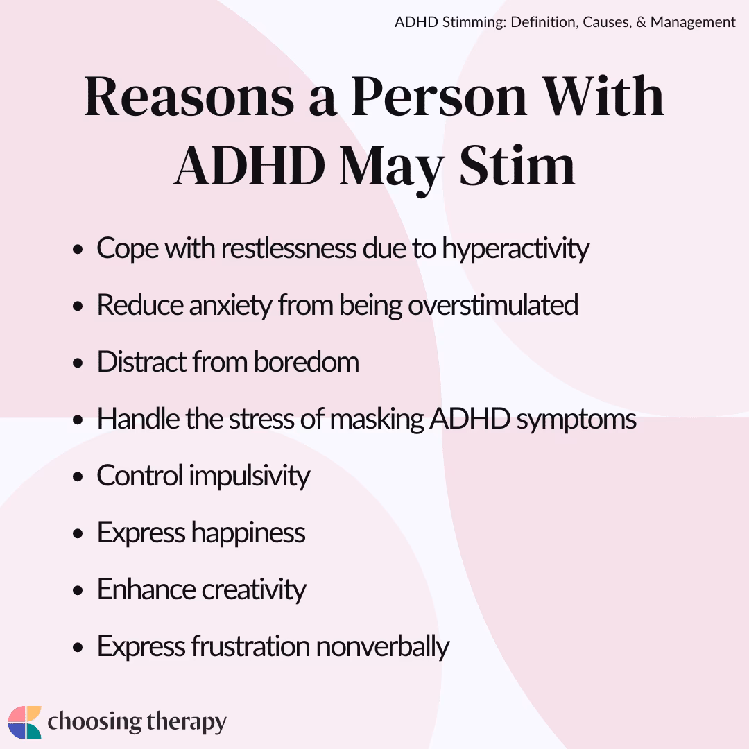 Why do people with ADHD STIM?