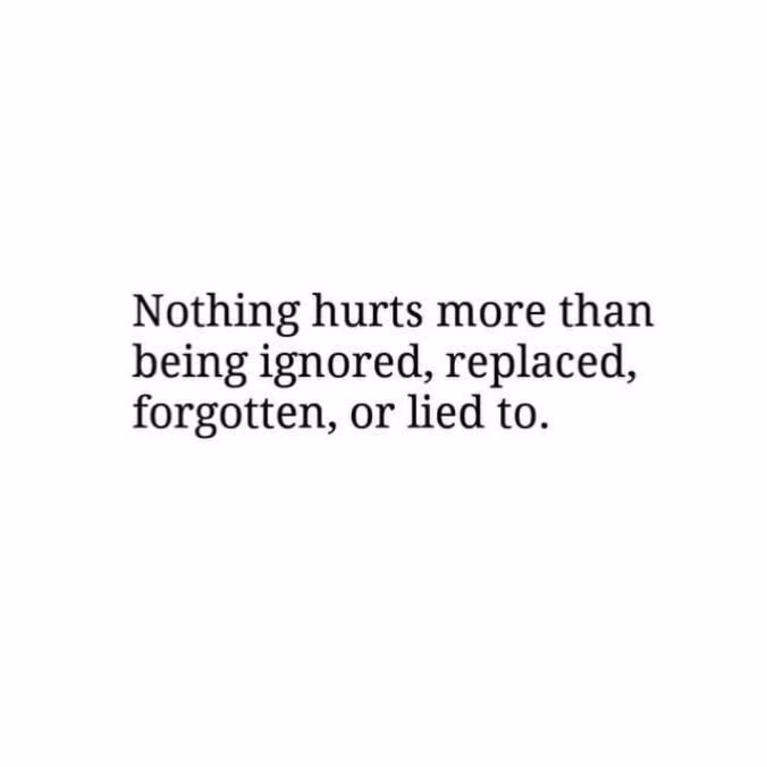 What are the psychological effects of being ignored?