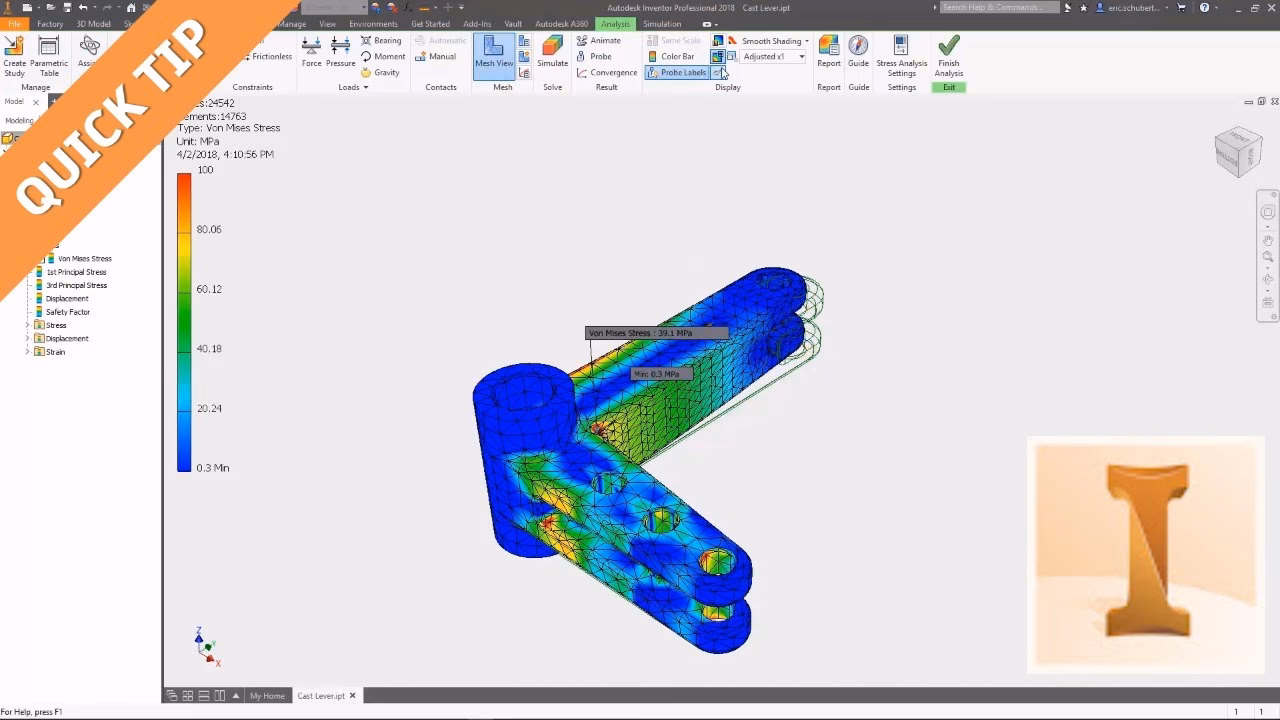 How do I create a stress analysis?
