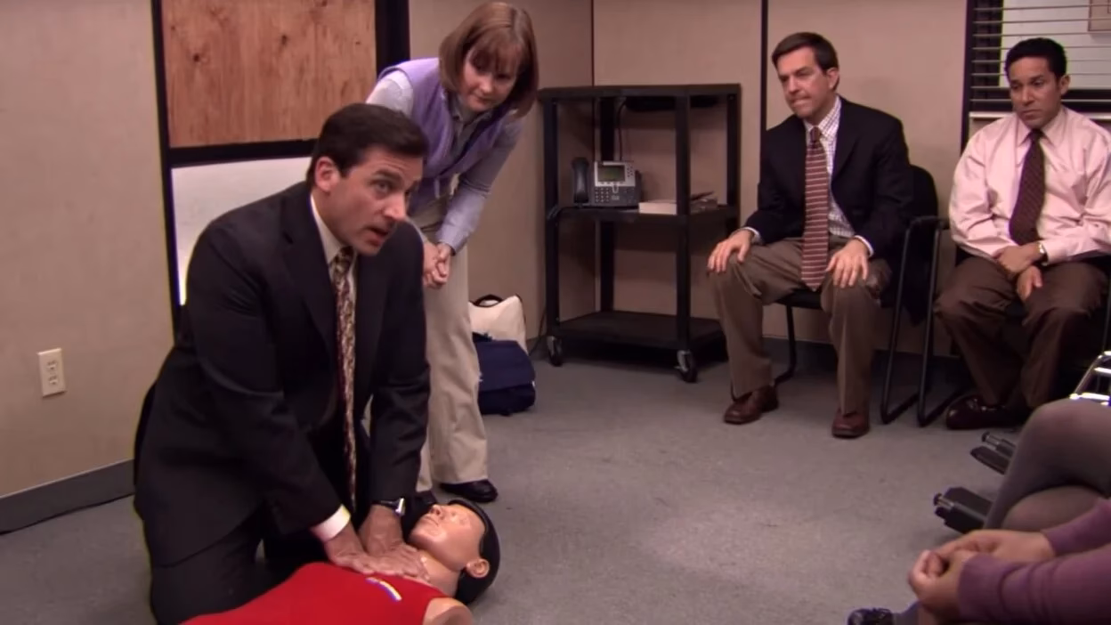 How does Michael manage stress at work?