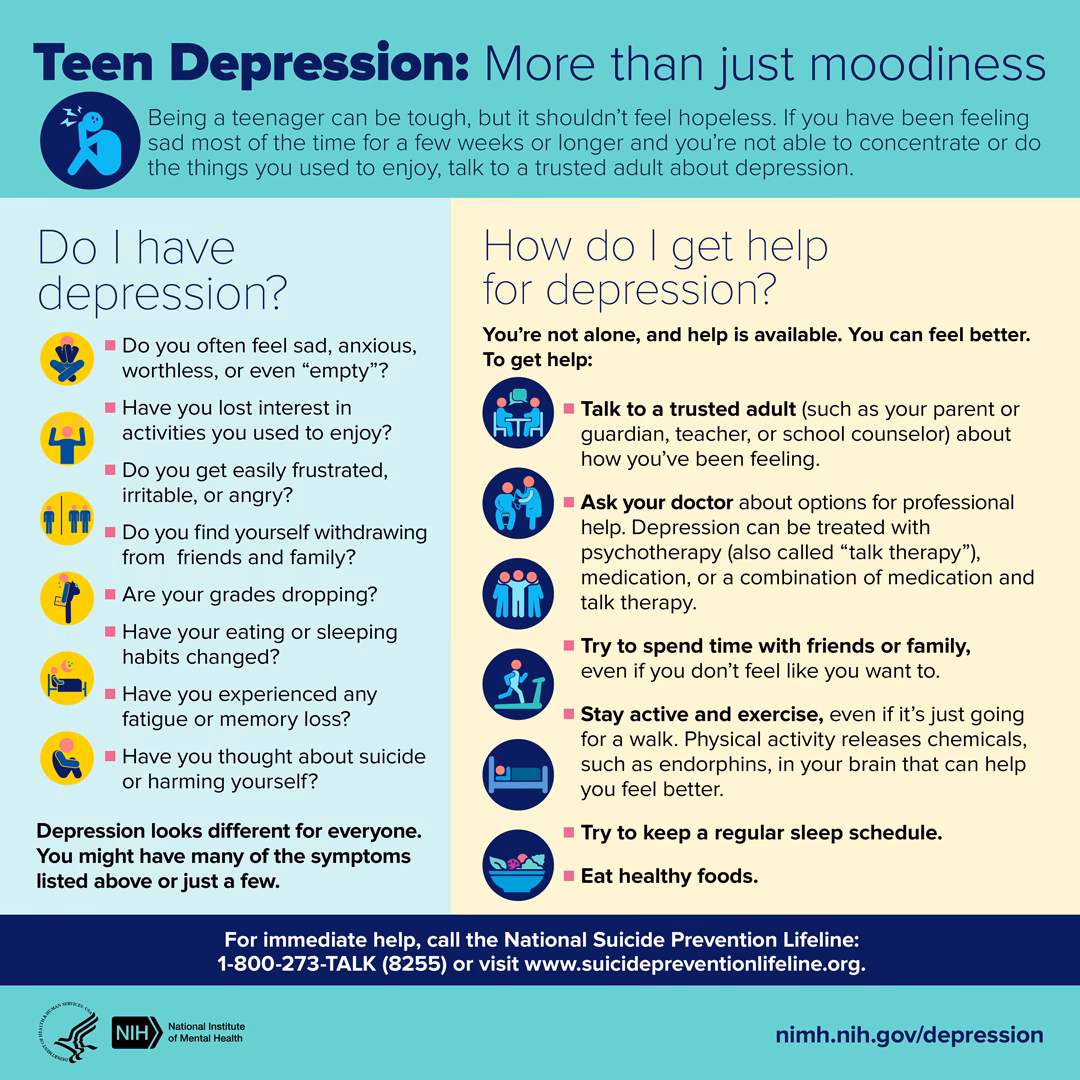 How do you treat a teen's depression?