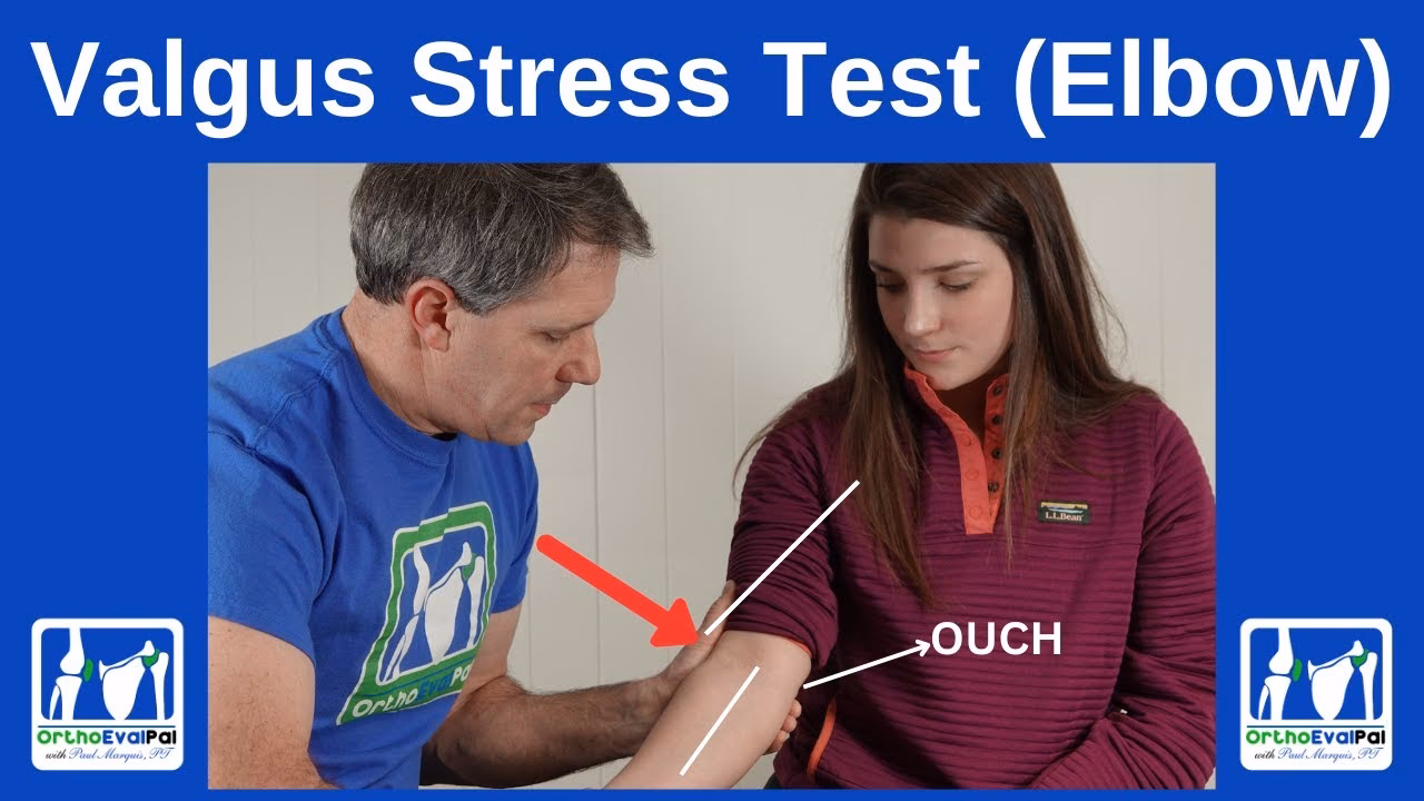 What is a varus stress test?